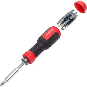 SHARDEN Multi Screwdriver 13-in-1 Screw Driver Adjustable Screwdriver Set Multitool All in One with Torx Security, Flat Head, Phillips, Hex, Square and 1/4 Nut Driver in Saudi Arabia