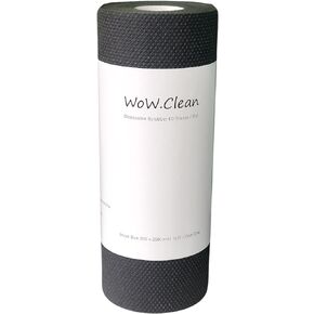 منظف ​​واو كلين للاستعمال مرة واحدة، 60 ورقة، منظف يومي للاستعمال مرة واحدة، منشفة أطباق، متعددة الأغراض لغسل الأطباق وتنظيف المنزل والتخييم (رمادي داكن) in Kuwait