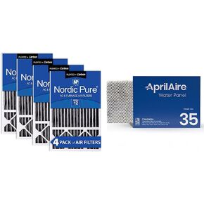 Nordic Pure 16x25x5 (15_3/4 x 24_3/4 x 4_3/8) Honeywell/Lennox Replacement MERV 8 Air Filter 1 Pack
