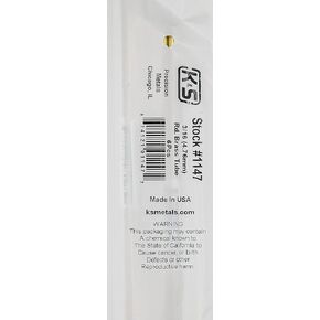 أنبوب نحاسي دائري K & S 1147، 3/16 بوصة OD × 0.014 بوصة جدار × 36 بوصة طول، 6 قطع، صنع في الولايات المتحدة الأمريكية in Kuwait