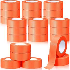 Newwiee 24 Pack 1 Inch x 100 ft Fluorescent Flagging Tape, Non Adhesive Ribbon for Tree Marking Boundaries and Hazardous Areas, Ideal for Surveying, Barricading, and Party Decorations (Purple) in Saudi Arabia