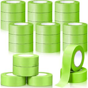 Newwiee 24 Pack 1 Inch x 100 ft Fluorescent Flagging Tape, Non Adhesive Ribbon for Tree Marking Boundaries and Hazardous Areas, Ideal for Surveying, Barricading, and Party Decorations (Purple)