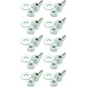 Ten (10) 3/8-16 x 1" Long Carriage Bolts Set w/Nuts & Washers (BCP324) in Saudi Arabia