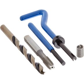 E-Z Lok SK30810 Helical Threaded Insert Kit, 304 Stainless Steel, 1/4"-28 Thread Size, 0.2500" Installed Length (Pack of 10) in Saudi Arabia