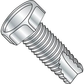 Small Parts 14123H Steel Thread Cutting Screw, Zinc Plated, Hex Head, Type 23, 1/4"-20 Thread Size, 3/4" Length (Pack of 25) in Saudi Arabia