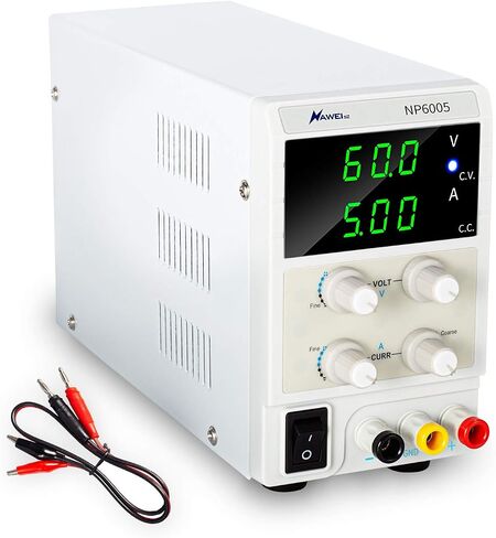 60V 5A Bench Power Supply Variable Precision Adjustable Regulated Power Supply 4-Bit LED Display for Lab Equipment, DIY Tool, Repair, Electronic Research，Powering E-Bike in Kuwait