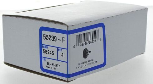 The Hillman Group Clamping Knob 1 1/2" x 1/4-20 Thread Male, 4-Count (Pack of 1) in Saudi Arabia