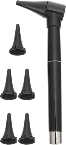 Baluue 1 مجموعة LED التشخيص منظار الأذن العناية بالأذن مدقق الأذن نطاق التفتيش أداة طبية منظار الأذن للأطفال البالغين طبيب المسنين فحص الحيوانات الأليفة in Kuwait