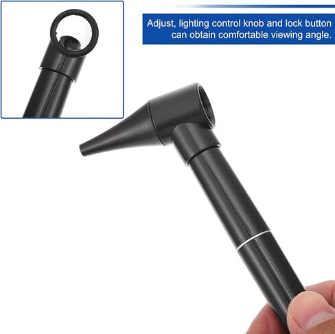 Baluue 1 مجموعة LED التشخيص منظار الأذن العناية بالأذن مدقق الأذن نطاق التفتيش أداة طبية منظار الأذن للأطفال البالغين طبيب المسنين فحص الحيوانات الأليفة in Kuwait