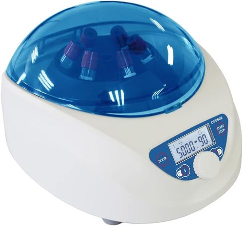 CF0506 Huwazine جهاز طرد مركزي منخفض السرعة لـ PRP PRF، جهاز طرد مركزي فوق الطاولة 5000 دورة في الدقيقة، زاوية دوارة 6x15mL، 10mL، 7mL، 1.5-5mL (أخضر) in Kuwait