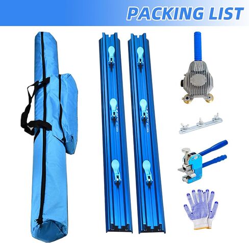 قاطع بلاط يدوي SDLOOL مقاس 87 بوصة، لبلاط البورسلين الخزفي الكبير الحجم، آلة قطع بلاط البورسلين الاحترافية مع قضبان مزدوجة تصميم أدوات يدوية لقص بلاط الطاولة in Kuwait