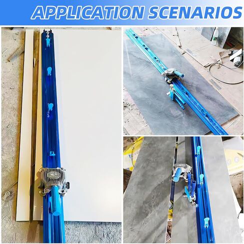 قاطع بلاط يدوي SDLOOL مقاس 87 بوصة، لبلاط البورسلين الخزفي الكبير الحجم، آلة قطع بلاط البورسلين الاحترافية مع قضبان مزدوجة تصميم أدوات يدوية لقص بلاط الطاولة in Kuwait