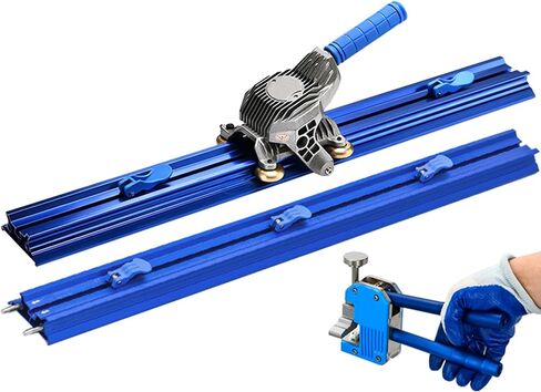 قاطع بلاط يدوي SDLOOL مقاس 87 بوصة، لبلاط البورسلين الخزفي الكبير الحجم، آلة قطع بلاط البورسلين الاحترافية مع قضبان مزدوجة تصميم أدوات يدوية لقص بلاط الطاولة in Kuwait