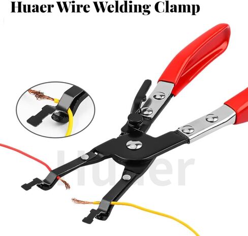 Akozon Car Soldering Plier, Metal Soldering Plier Multi-Function Wire Welding Clamp Pick‑Up Aid Tool Wire Welding Pliers For Automobile Maintenance Repairing Tool in Kuwait