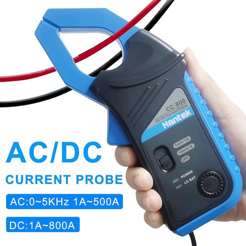 CC-800 AC/DC مشبك التيار، عرض النطاق الترددي 5 كيلو هرتز، 800A المشبك متر لذبذبات الذبذبات مع موصل نوع BNC/الموز in Saudi Arabia