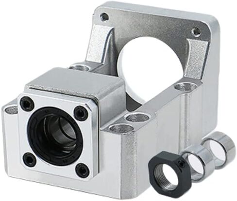Coavoo Motor Mounting Bracket and BK15 Bearing End Support Block for Nema 34 Stepper Motor and Ball Screw 20mm Ballscrew SFU2004 SFU2005 SFU2010 as CNC Kit Parts in Saudi Arabia