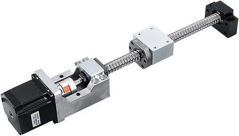 Coavoo Motor Mounting Bracket and BK15 Bearing End Support Block for Nema 34 Stepper Motor and Ball Screw 20mm Ballscrew SFU2004 SFU2005 SFU2010 as CNC Kit Parts in Saudi Arabia