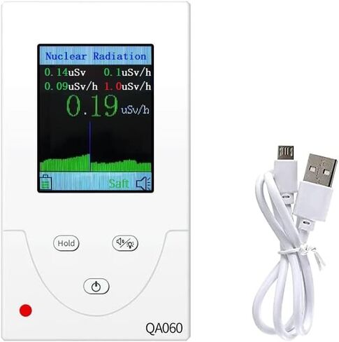 كاشف الإشعاع النووي عداد جيجر، جهاز اختبار رقمي عالي الحساسية محمول قابل لإعادة الشحن لأشعة X وβ وγ، وإنذار جرعة اليود-131 واليود-125 in Kuwait