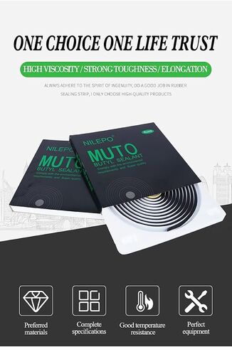 NILEPO Butyl Sealant Tape,PROMOTOR Sealants Butyl Rubber Tape for Installing Car Part,Windows,Doors and Windshield etc, in Saudi Arabia