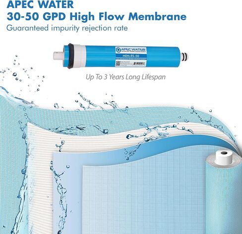 فلتر بديل كامل من سلسلة APEC ESSENCE 50 GPD لنظام الحوض السفلي (FILTER-MAX-ES50) in Kuwait