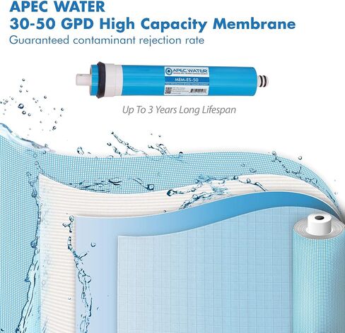 فلتر بديل كامل من سلسلة APEC ESSENCE 50 GPD لنظام الحوض السفلي (FILTER-MAX-ES50) in Kuwait