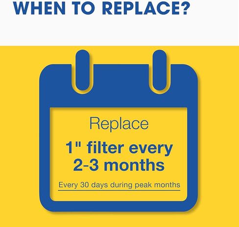 فلتر هواء Aerostar 16x20x1 MERV 8 مطوي، فلتر هواء فرن التيار المتردد، 6 عبوات (الحجم الفعلي 15 3/4 بوصة × 19 3/4 بوصة × 3/4 بوصة) in Kuwait