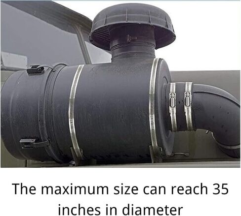 خرطوم المشبك الفولاذ المقاوم للصدأ DIY 11.5 قدم الربط المعدني مع الثقوب + 8 السحابات قابل للتعديل كبير خرطوم المشبك دودة والعتاد خرطوم المشابك الأنابيب المشبك الفرقة المشبك أنابيب الهواء المشبك لأنبوب كابل السيارات in Kuwait