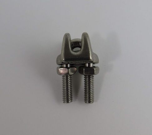 10 قطع من الفولاذ المقاوم للصدأ 316 1/8 بوصة 3 مم القياسية سلك حبل كليب الصف البحرية ل 1/8 بوصة سلك حبل in Kuwait