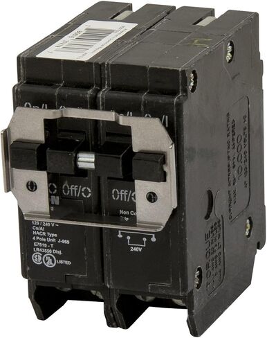 قاطع إيتون BQ220250، 20/50 أمبير، 2P، 120/240 فولت، 10 kAIC، CTL Quad، سلسلة BR in Saudi Arabia