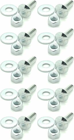 عشرة (10) 3/8-16 × 1 "مجموعة مسامير نقل طويلة مع صواميل وغسالات (BCP324) in Saudi Arabia