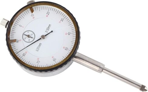 Dial Indicator,0-30mm Brass Movement 7-Bearings High Speed Steel Probe Head Measurement Tool, Dial Gauge Test Indicator, Measuring Tool in Saudi Arabia
