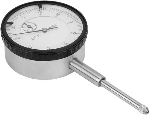 Dial Indicator,0-30mm Brass Movement 7-Bearings High Speed Steel Probe Head Measurement Tool, Dial Gauge Test Indicator, Measuring Tool in Saudi Arabia