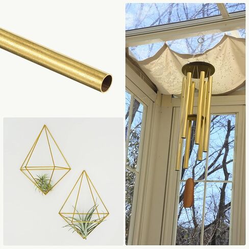 أنبوب نحاسي METALLIXITY (4 مم OD × 0.5 مم جدار T × 300 مم طول) 4 قطع، أنابيب مستقيمة - للأثاث المنزلي، والآلات، والحرف اليدوية اليدوية in Kuwait