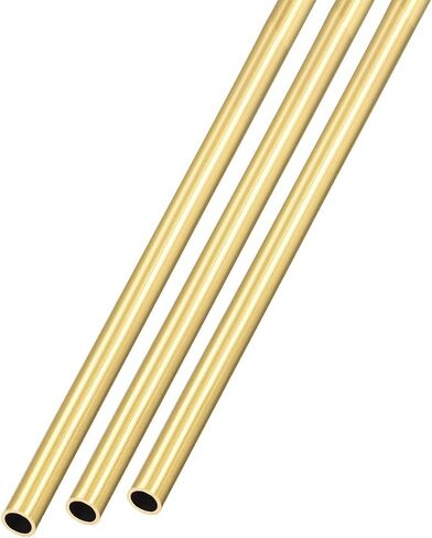 أنبوب نحاسي METALLIXITY (4.5 مم OD × 0.5 مم جدار T × 300 مم طول) 3 قطع، أنابيب مستقيمة - لتأثيث المنزل، والآلات، والحرف اليدوية اليدوية in Saudi Arabia