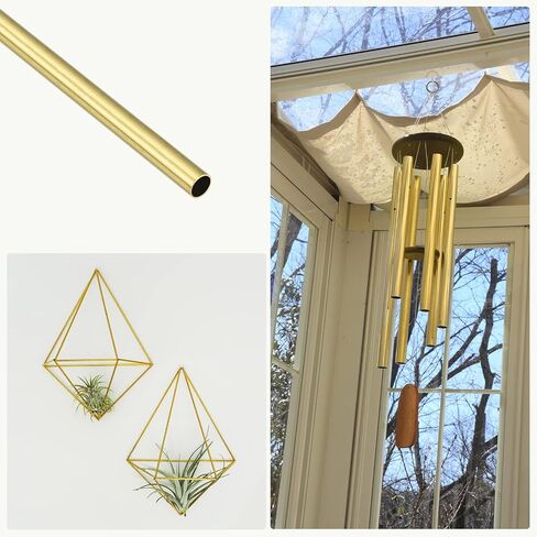 أنبوب نحاسي METALLIXITY (3.5 مم OD × 0.2 مم جدار T × 300 مم طول) 4 قطع، أنابيب مستقيمة - للتأثيث المنزلي، والآلات، والحرف اليدوية اليدوية in Saudi Arabia