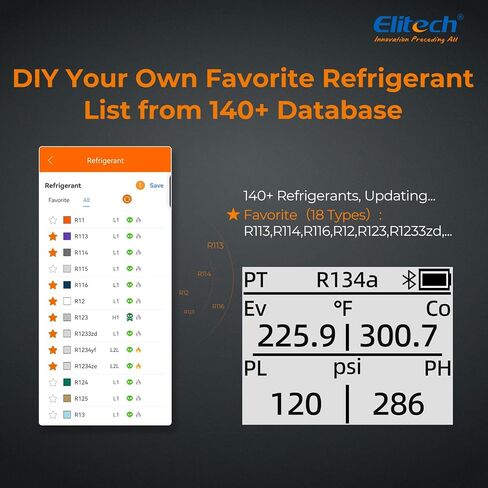 مقياس المنوع الرقمي الذكي من Elitech، ترقية البرامج الثابتة عن بعد للضغط التقليدي OTA، التحكم في تطبيق DMG-4B in Saudi Arabia