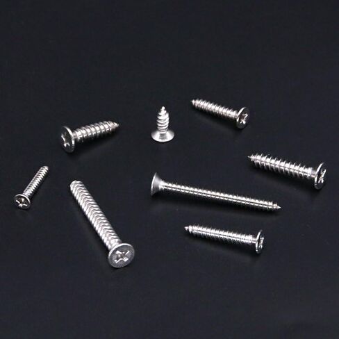 هيليتشي 285 قطعة من الفولاذ المقاوم للصدأ فيليبس مسطح الرأس مجموعة متنوعة من براغي التنصت الذاتية (رأس مسطح) in Kuwait