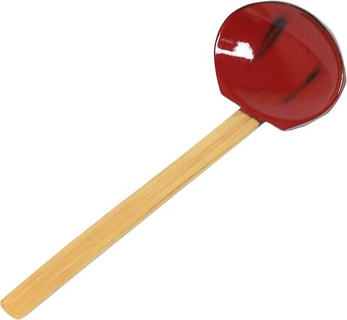 Thunder Group 30-55 Soup Serving Spoon, Solid, 3" x 8-1/2", Bamboo, Pack of 40 in Saudi Arabia