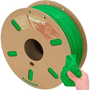 DURAMIC 3D TPU Filament 1.75mm Black, TPU Flexible Filament 95A, Soft TPU 3D Printing Filament, 1kg Spool, Dimensional Accuracy +/- 0.05mm, Black 1 Pack in Saudi Arabia