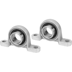 HiPicco Pillow Block Bearing, 2Pcs KP006 Flange Mounted Pillow Bearings - Bore 30mm/1.18" ID Self Alignment Zinc Alloy Plummer Block Bearing for Diameter 30mm Linear Shaft Rod in Saudi Arabia