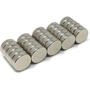 Nexlevl Super Small Refrigerator Magnets 6x2mm, Perfect for Mini Fridge Magnets, 25 Very Tiny Round Craft Magnets, Crafts, DIY Projects, Magnetic Whiteboards, Extremely Reliable 1/4 Inch Magnets in Saudi Arabia