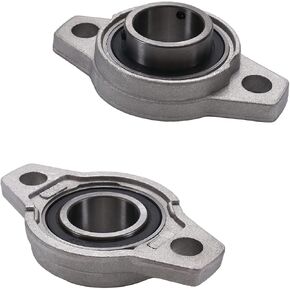 Othmro KFL006 flanged Pillow Block Bearing, 30mm Bore Diameter, zinc Alloy/Chrome Steel, Set Screw Lock 1pcs in Saudi Arabia
