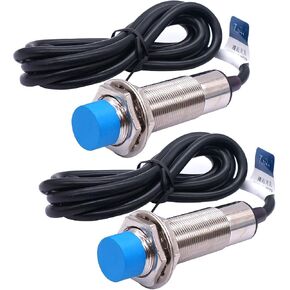 Taiss 2 قطعة M18 مستشعر القرب NPN NC 6-36VDC 8 مللي متر المباحث نهج الاستشعار حثي القرب التبديل LJ18A3-8-Z/AX in Saudi Arabia