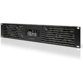 AC Infinity CLOUDPLATE T7-N, Rack Mount Fan Panel 2U, Intake Airflow, for Cooling AV, Home Theater, Network 19" Racks in Saudi Arabia