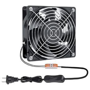 كي فانكلوب مروحة كمبيوتر عالية CFM 12 فولت 4 دبابيس PWM مروحة معززة 120 ملم × 38 ملم لالة التعدين ار في الثلاجة والخزائن ووحدة المعالجة المركزية ووحدة معالجة الرسومات الجرافيكية in Kuwait