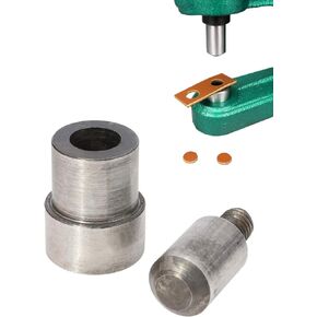 BEAMNOVA Punching Die for Hand Press Grommet Machine Eyelet Hole Punch Tool (6mm (1/4 inch), Pointed (for Material of 1-9mm Thickness))