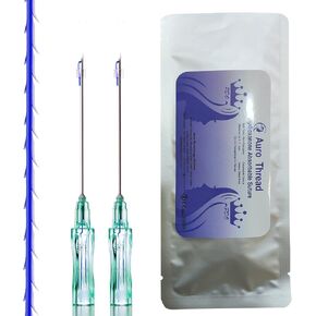 Pdo Thread For Face Lift ，Whole Body Lift Cog Thread，Pdo Barbed Cog Thread Sharp 60mm (Cog 3-1 Sharp 21G 60MM) (20pieces)