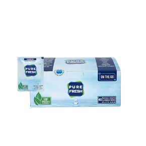 Wipes: Flushable, individually wrapped wipes for travel. 40 on-the-go singles in Saudi Arabia