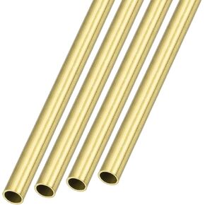 أنبوب نحاسي من METALLIXITY (5.5 مم OD × 0.5 مم جدار T × 300 مم طول) 4 قطع، أنابيب مستقيمة - للأثاث المنزلي، والآلات، والحرف اليدوية اليدوية in Kuwait