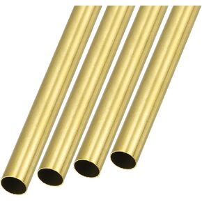 أنبوب نحاسي METALLIXITY (7.5 مم OD × 0.2 مم جدار T × 300 مم طول) 4 قطع، أنابيب مستقيمة - للأثاث المنزلي، والآلات، والحرف اليدوية اليدوية in Kuwait